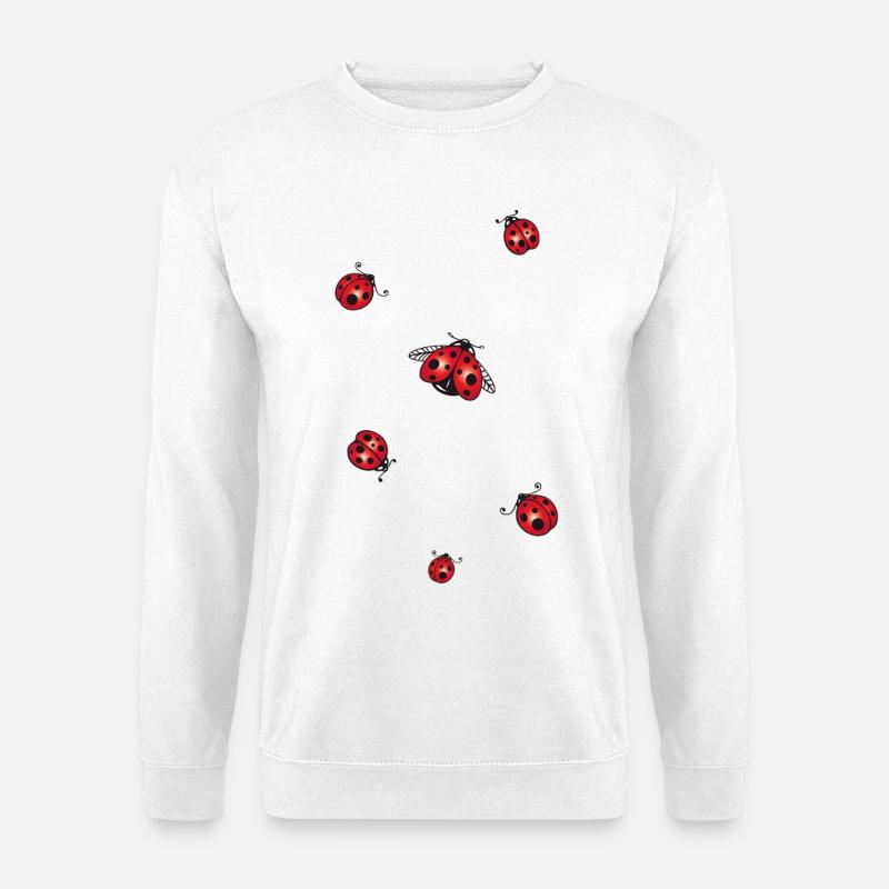 Marienkäfer - Unisex Pullover - Weiß