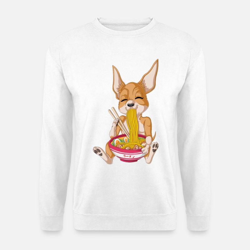 Chihuahua Ramen - Unisex Pullover - Weiß