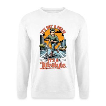 Scooter It's Not A Phase It's A Scooter Driver - Unisex Sweatshirt - white - Front
