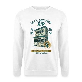 On va déballer le pack d’extension Build Collecter - Sweat-shirt Unisexe - blanc - Devant