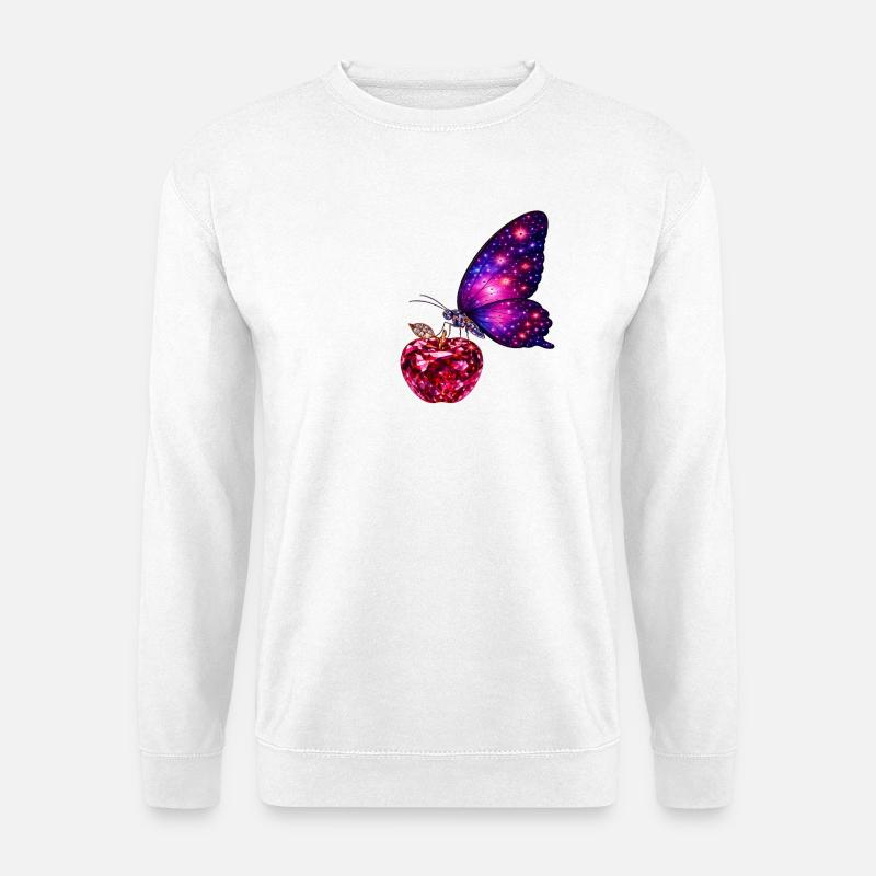 Ruby Life – Power Butterfly - Unisex Sweatshirt - white