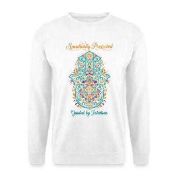 Spirituality Spiritually Protected Zen Intuition - Unisex Sweatshirt - white - Front