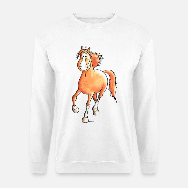 Süßes Pferd - Unisex Pullover - Weiß