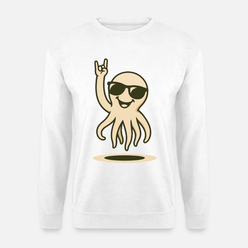 Tentacle Rocker - Unisex Pullover - Weiß