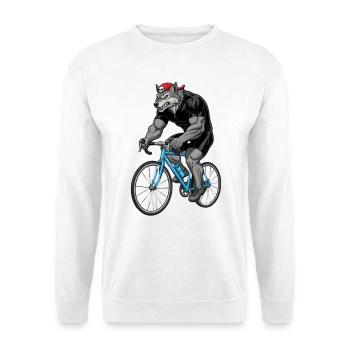 Vélo de route Vélo Vélo Sport Vélo VTT - Sweat-shirt Unisexe - blanc - Devant