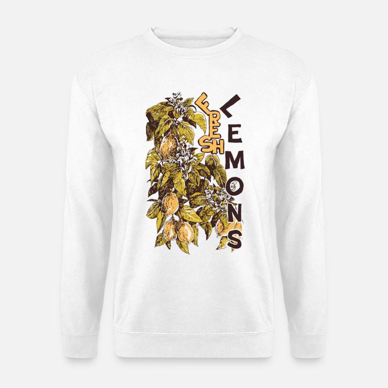 FRESH LEMONS - Unisex Sweatshirt - white