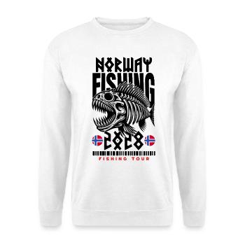 Norway Fishing 2028 - Unisex Sweatshirt - white - Front