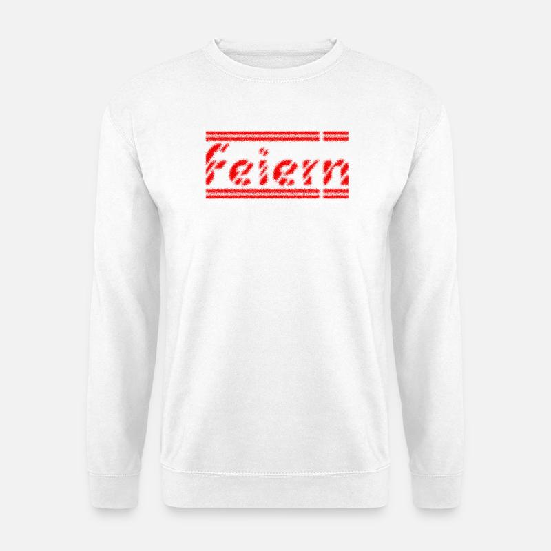 Feiern - Unisex Pullover - Weiß