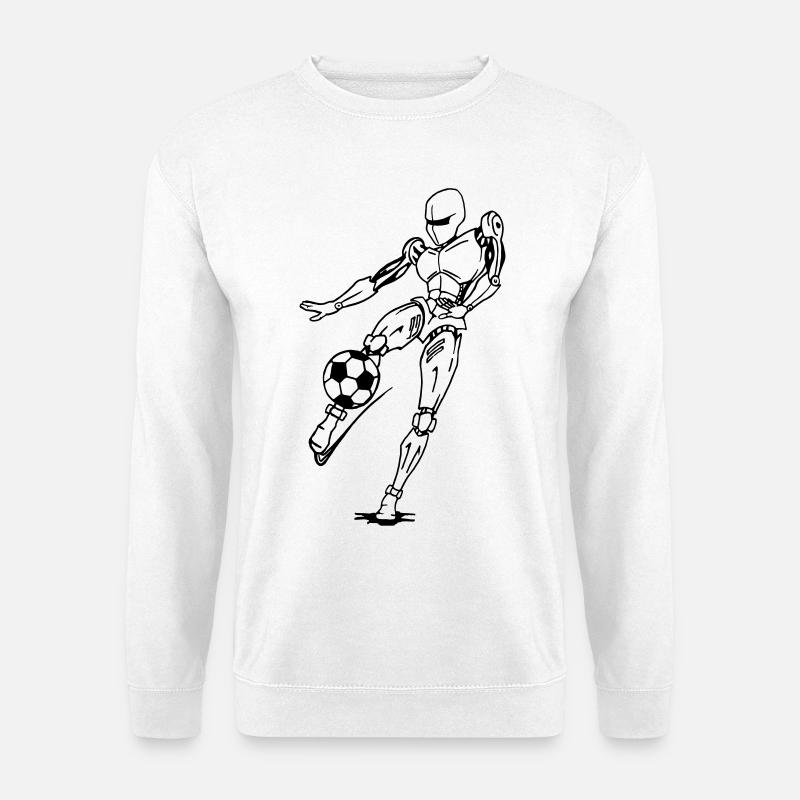 Kick it! - Unisex Pullover - Weiß
