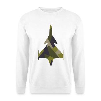 JAS 39 Gripen Düsenjäger - Unisex Pullover - Weiß - Vorne