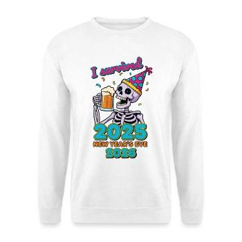 I Survived 2025 New Year's Eve 2026 Party - Unisex Sweatshirt - white - Front