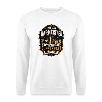 Ich bin Barmeister – Welche Superkraft hast du? - Unisex Pullover - Weiß - Vorne