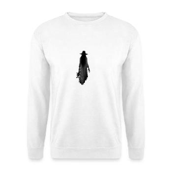 horror_shirt_transparent - Unisex Sweatshirt - white - Front