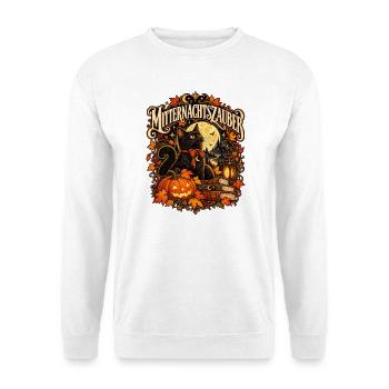 Mitternachtszauber - Unisex Pullover - Weiß - Vorne - Alina (178cm) & Michal (187cm)