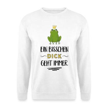 Lustige Sprüche - Unisex Pullover - Weiß - Vorne
