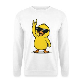 Rockin' Chick - Sweat-shirt Unisexe - blanc - Devant