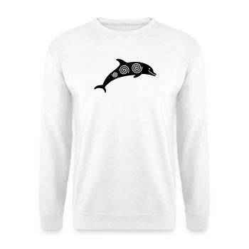 Dolphin - Unisex Sweatshirt - white - Front