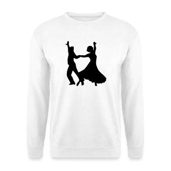 danse de danse de couples de danse - Sweat-shirt Unisexe - blanc - Devant