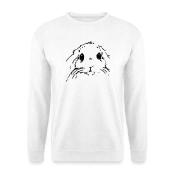 Lapin - Sweat-shirt Unisexe - blanc - Devant