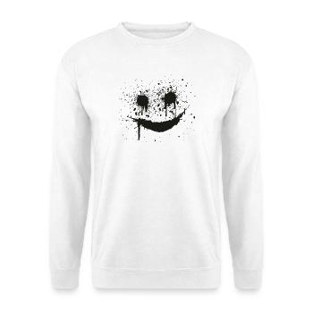 smilie smiley smileys gesicht face - Unisex Sweatshirt - white - Front