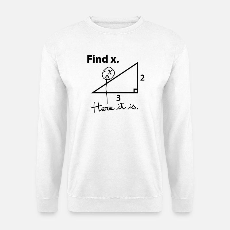 Find X. - Unisex Sweatshirt - white