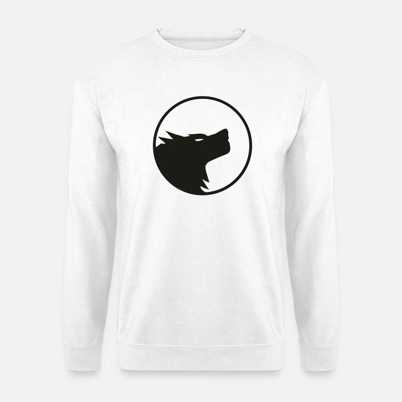 wolf - Unisex Sweatshirt - white
