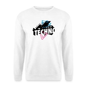 Techno Music - Unisex Sweatshirt - white - Front