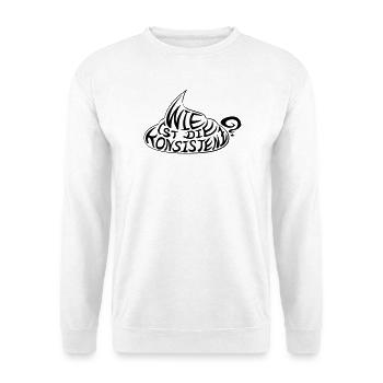 wie_ist_die_konsistenz - Unisex Pullover - Weiß - Vorne