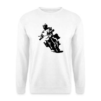 ReiseEnduroGS einfarbig - Unisex Pullover - Weiß - Vorne