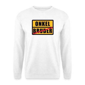 Bruder - Onkel - Unisex Pullover - Weiß - Vorne
