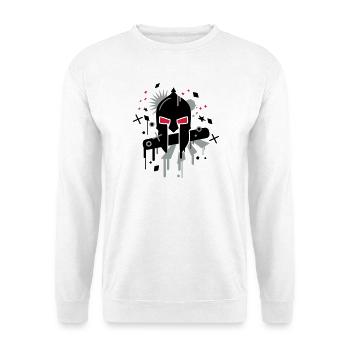Spartan helmet - Unisex Sweatshirt - white - Front