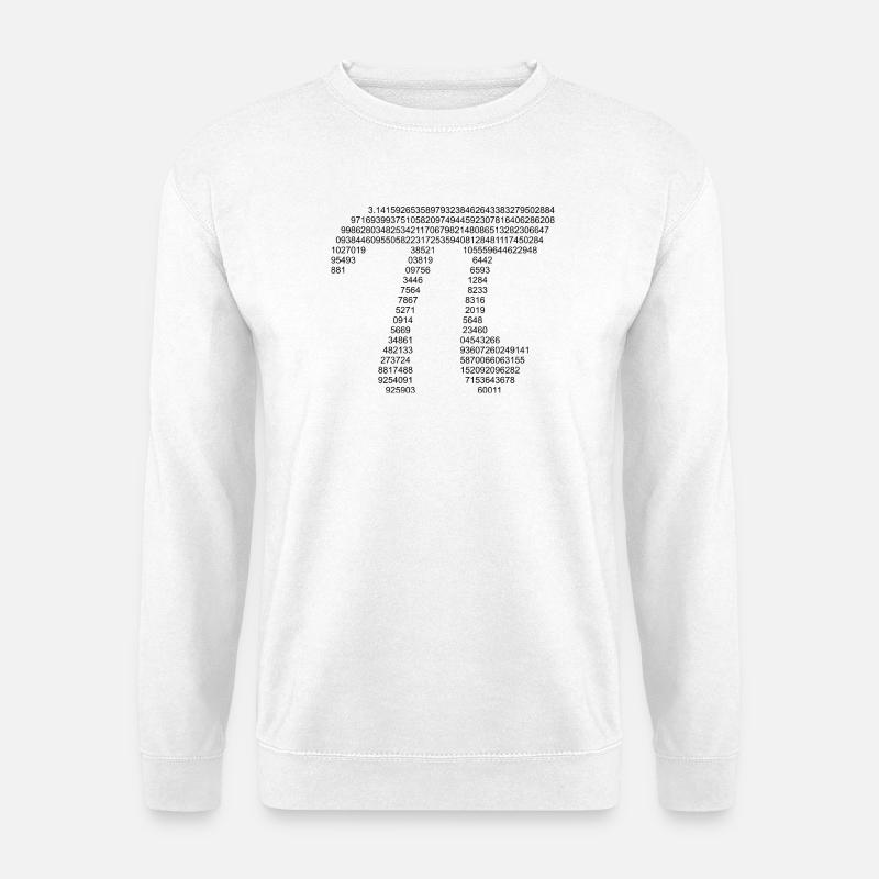 Pi - Unisex Sweatshirt - white