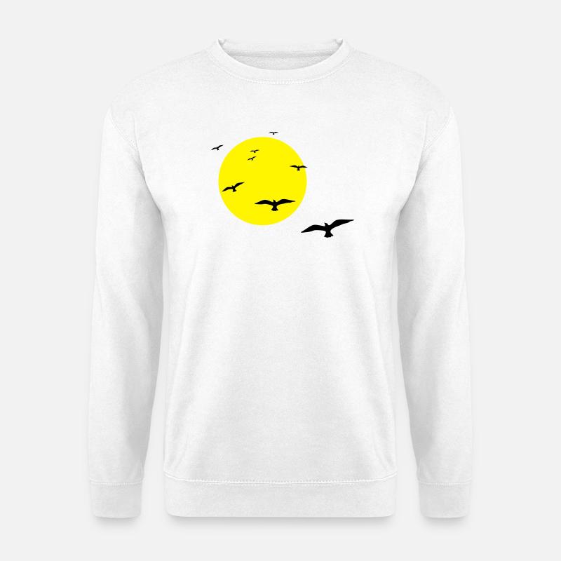 Abendflug - Unisex Pullover - Weiß