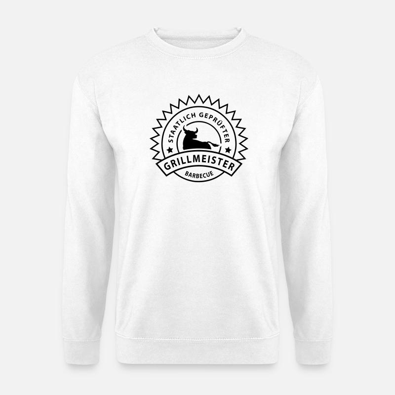 Grillmeister - Unisex Pullover - Weiß