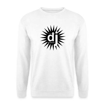dj_at_work - Unisex Sweatshirt - white - Front