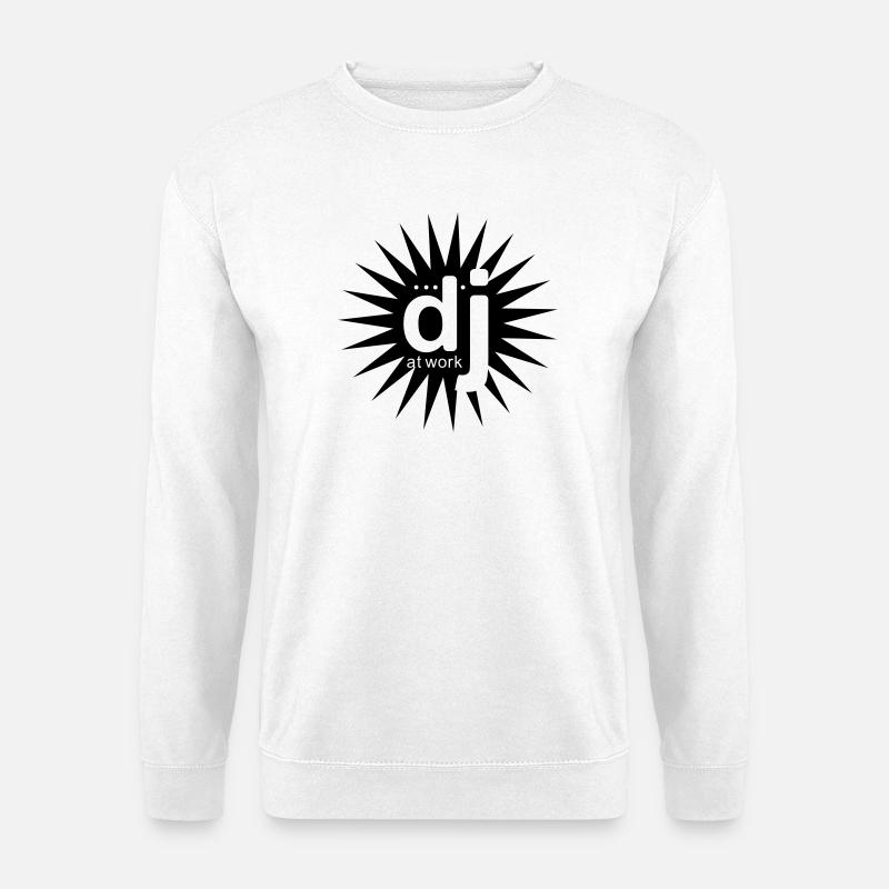 dj_at_work - Unisex Sweatshirt - white