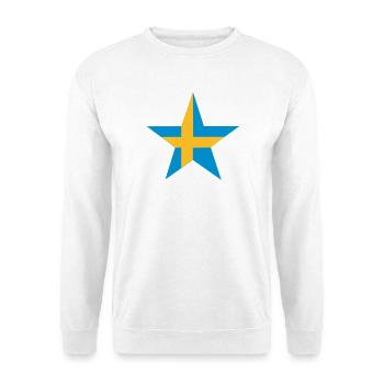 Schwedische Stern - Unisex Pullover - Weiß - Vorne