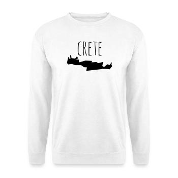 crete - Unisex Pullover - Weiß - Vorne