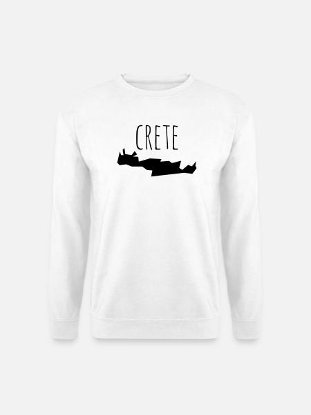 crete - Sweat-shirt Unisexe - blanc