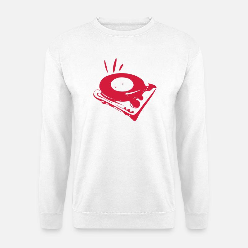 Vinyl ... - Unisex Pullover - Weiß