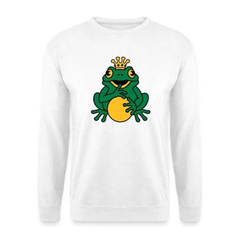 Froschkönig - Unisex Pullover - Weiß - Vorne