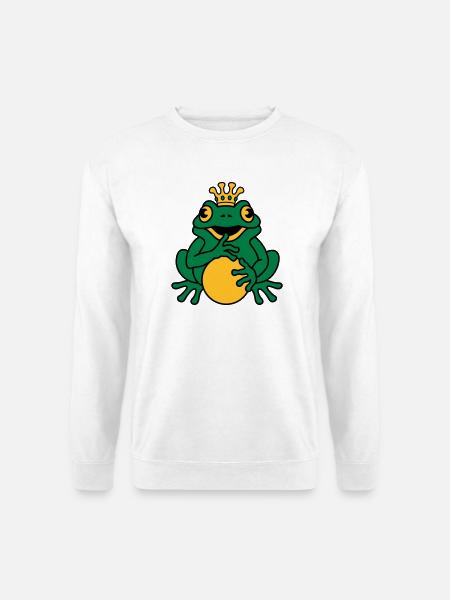 Froschkönig - Unisex Pullover - Weiß