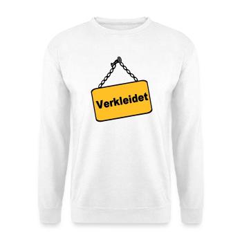Party Shirt ,Feiern , Karneval, Verkleidet(25) - Unisex Pullover - Weiß - Vorne