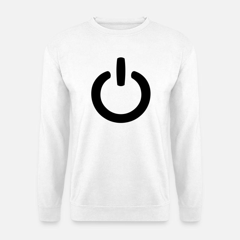 Power Symbol - Unisex Sweatshirt - white