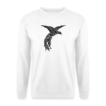 Vogel - Unisex Pullover - Weiß - Vorne