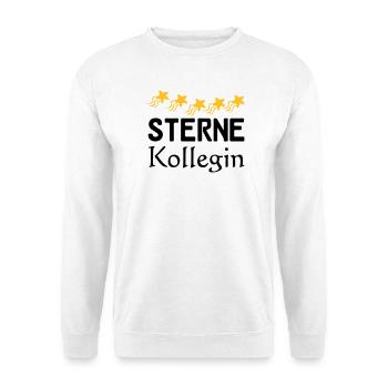 Sterne Kollegin Geschenk - Unisex Pullover - Weiß - Vorne