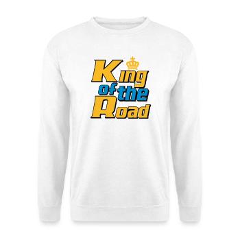 LKW Fahrer,LKW ,Trucker Fun King of the Road (25) - Unisex Pullover - Weiß - Vorne