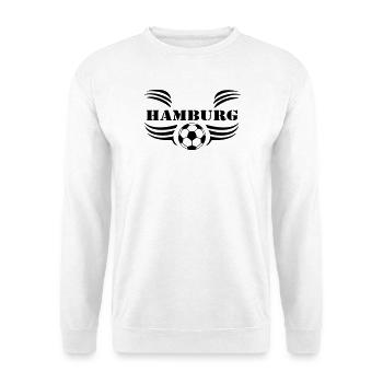 Hamburg , Tradition , Fußball Hamburg (25) - Unisex Pullover - Weiß - Vorne