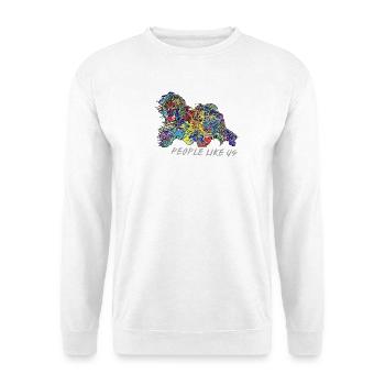 rainbow Tibetan - Unisex Pullover - Weiß - Vorne