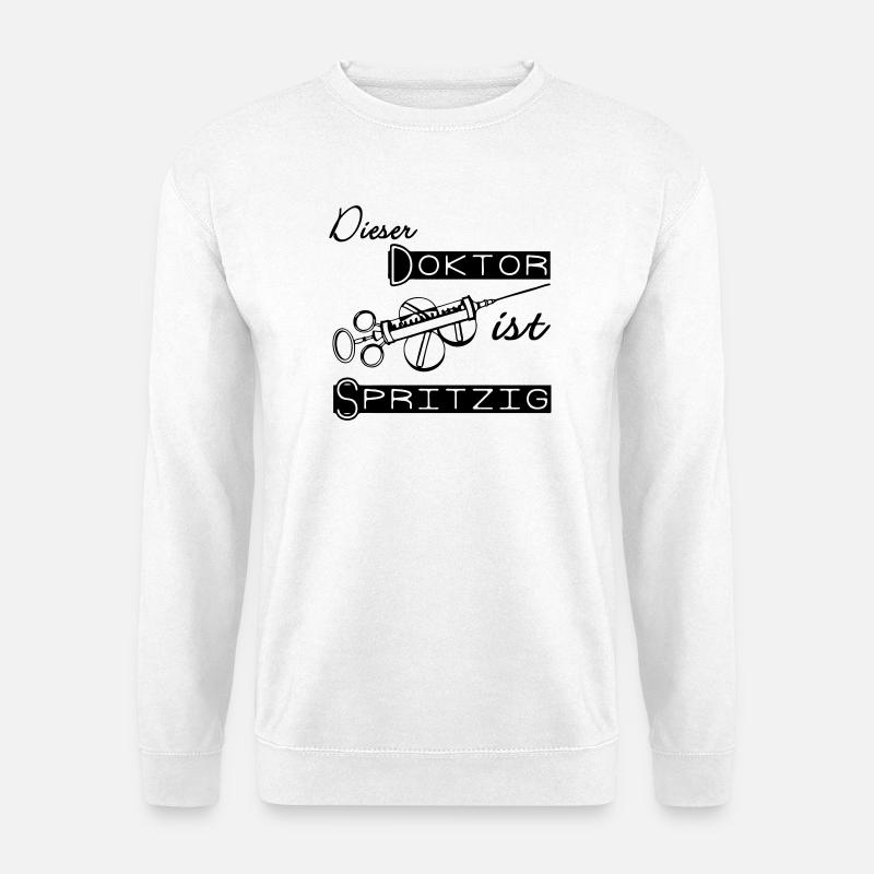 Doktor Spritzig Geschenk - Unisex Pullover - Weiß